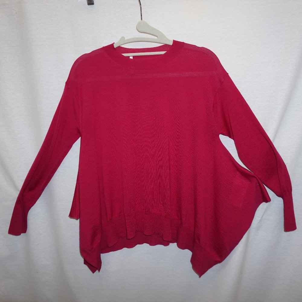 Stella Mccartney Virgin Wool Fuchsia Sweater